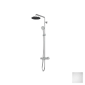 Almar Velvet Душевая колонна термостат: верхний и ручной душ, 1 вид струи, цвет: matt white E405002.MW