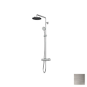 Almar Velvet Душевая колонна термостат: верхний и ручной душ, 1 вид струи, цвет: nickel brushed E405002.NB