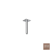 Almar Square Кронштейн для верхнего душа потол. 10 см, цвет: 316 PVD brushed copper E021100.CO316