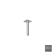 Almar Square Кронштейн для верхнего душа потол. 10 см, цвет: 316 PVD brushed gun metal E021100.GM316