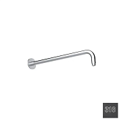 Almar Round Кронштейн для верхнего душа настенный 45 см, цвет: 316 PVD brushed absolute black E021103.AB316