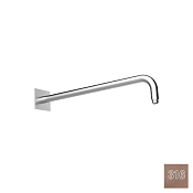 Almar Square Кронштейн для верхнего душа настенный 45 см, цвет: 316 PVD brushed copper E021104.CO316