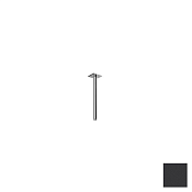 Almar Square Кронштейн для верхнего душа потолочный 30 см, цвет: matt black E021108.MB