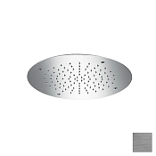 Almar Round 380 Потолочный душ d38 см, встраиваемый, 1 режим, цвет: brushed stainless steel E044065.BS