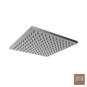 Almar Square Верхний душ без кронштейна 30,3х30,3, 1 режим, цвет: 316 PVD brushed copper E044069.CO316