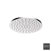Almar Round Верхний душ без кронштейна d 30 см, 1 режим, цвет: 316 PVD brushed absolute black E044072.AB316