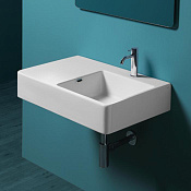 Simas Top e lavabi d'Arredo Раковина подвесная 75х75 см, 1 отверстие под смес., цвет: белый глянц. QU75D*1 bi