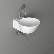 Simas Wave Раковина подвесная 33,5х43 см, без перелива, 1 отвер. под смеситель, цвет: белый глянц. WA05 bi*1