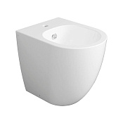 Simas Vignoni Биде напольное 37х48 см c 1 отверстием под смеситель и переливом, цвет: белый глянц. VI27bi*1