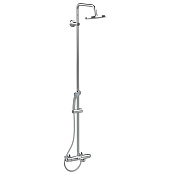 Ideal Standard Idealrain Eco Душевая стойка: термостат, верхний душ, лейка, штанга, цвет: chrome A6426AA