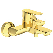 Ideal Standard Connect Air Смеситель для ванны и душа, излив 17,4 см, цвет: brushed gold A7033A2