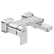 Ideal Standard Edge Смеситель для ванны и душа, излив 16,4 см, цвет: chrome A7121AA