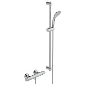 Ideal Standard Ceratherm T25 Термостат для душа с лейкой, штангой 86,5 см и шлангом, цвет: chrome A7204AA