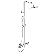 Ideal Standard Ceratherm T50 Душевая стойка: термостат, верхний душ, лейка, штанга, цвет: chrome A7225AA