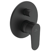 Ideal Standard Cerafine O Смеситель для душа встраиваемый, внешняя часть, цвет: silk black A7350XG