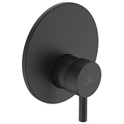 Ideal Standard Ceraline Смеситель для душа встраиваемый, внешняя часть, цвет: silk black A7388XG