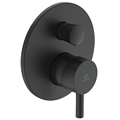 Ideal Standard Ceraline Смеситель для душа встраиваемый, внешняя часть, цвет: silk black A7389XG