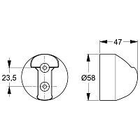 Ideal Standard Idealrain Держатель для душа, цвет: chrome B9467AA