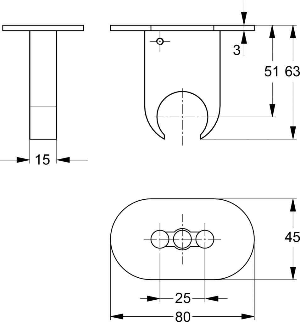 Ideal Standard Idealrain Pro Держатель для душа, цвет: chrome B9846AA