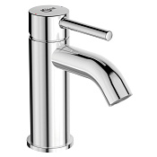Ideal Standard Ceraline Смеситель для раковины с донным клапаном, высота излива 7,6 см, цвет: chrome BC193AA