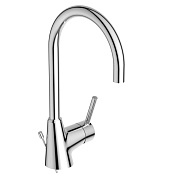 Ideal Standard Ceraline Смеситель для раковины, д/к, высота излива 20,8 см, цвет: chrome BC195AA