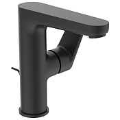 Ideal Standard Cerafine O Смеситель для раковины, д/к, высота излива 15,9 см, цвет: silk black BC703XG