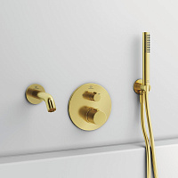 Ideal Standard Idealrain Шланговое подключение с держателем, цвет: brushed gold BC807A2