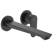 Ideal Standard Cerafine O Смеситель для раковины, без д/к, внешняя часть, цвет: silk black BD133XG