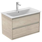 Ideal Standard Connect Air Тумба под раковину 80x44x52h см, цвет: wood light brown/matt light brown E0819UK