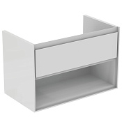Ideal Standard Connect Air Тумба под раковину 80x44x51,7h см, цвет: glossy white/matt white E0827B2