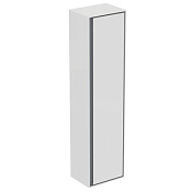 Ideal Standard Connect Air Шкаф-пенал 40x30x160h см, подвесной, цвет: glossy white/matt light grey E0832KN