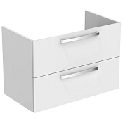 Ideal Standard Tempo Тумба под раковину 80x44x55h см, с 2-мя ящиками, цвет: lacquered white glossy E3242WG