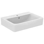 Ideal Standard Connect Раковина подвесная 65x46 см, с переливом, цвет: euro white E773001