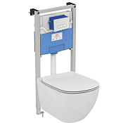 Ideal Standard Tesi Prosys Oleas P1 Комплект: инсталляция, кнопка смыва, унитаз, цвет: euro white PR386801