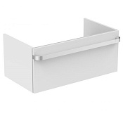 Ideal Standard Tonic II Тумба под раковину 80x44x35h см, с 1-м ящиком, цвет: lacquered white glossy R4303WG
