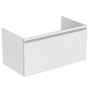 Ideal Standard Tesi Тумба под раковину, подвесная 80x44x40h см, с 1-м ящиком, цвет: gloss white T0047OV