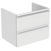 Ideal Standard Tesi Тумба под раковину, подвесная 60x44x49h см, с 2-мя ящиками, цвет: gloss white T0050OV