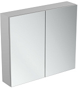 Ideal Standard Mirror&Light Зеркало-шкаф с подсветкой 80x17x70h см, цвет: aluminium effect T3442AL
