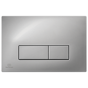 Ideal Standard Prosys Oleas Панель смыва, 2 режима, пластик, цвет: matt chrome R0121JG