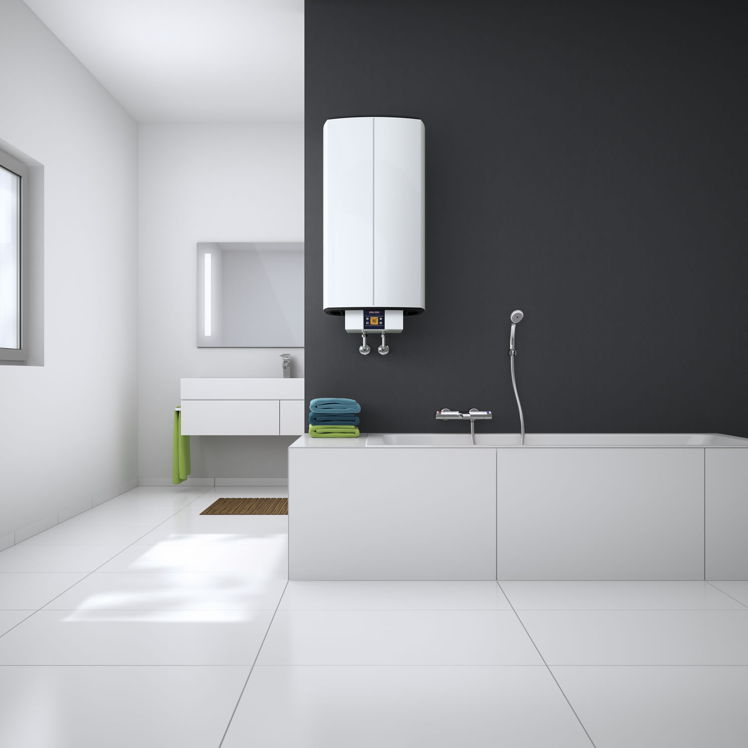 Stiebel Eltron SHZ LCD Водонагреватель накопительный электрич., 30 литров, трехфазный, цвет: белый 231251