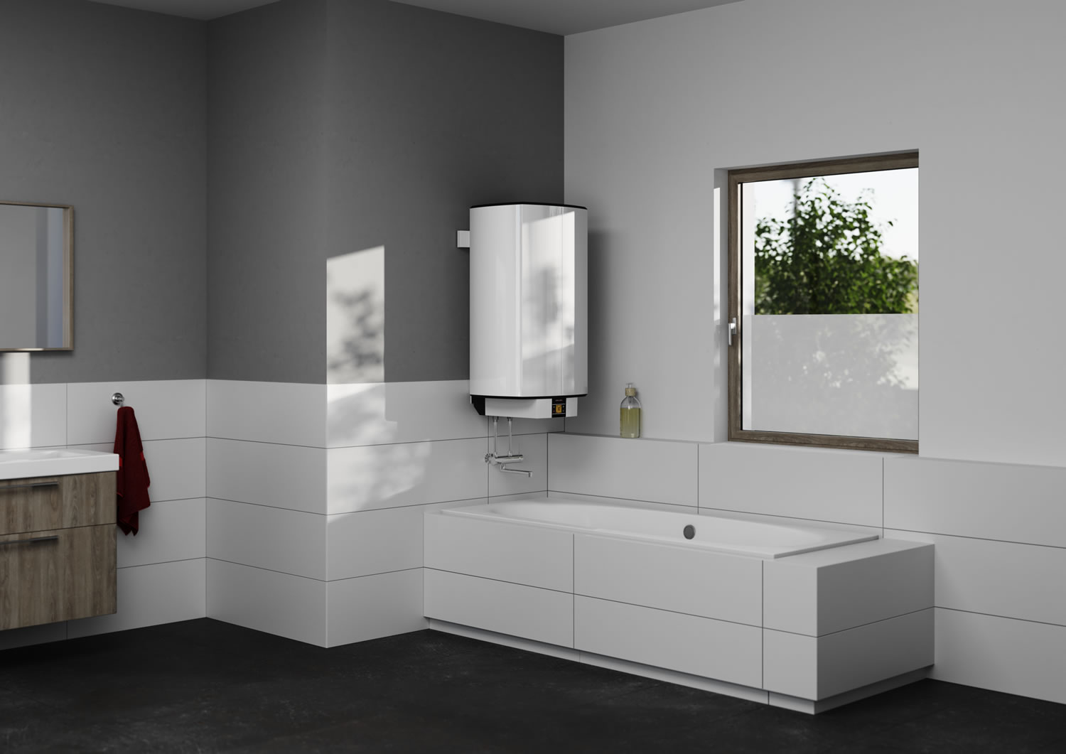 Stiebel Eltron SHZ LCD Водонагреватель накопительный электрич., 100 литров, трехфазный, цвет: белый 231254