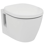 Ideal Standard Connect Унитаз подвесной безободковый с крышкой микролифт, цвет: euro white W941102