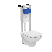 Ideal Standard Prosys Eco Frame I.Life Комплект: инсталляция, унитаз безободковый, цвет: euro white WA330101