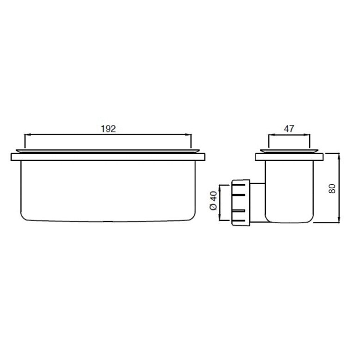 Ideal Standard Ultraflat New Сифон для поддона, цвет: silk black T4493V3