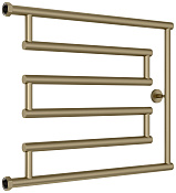 Сунержа High-Tech+ Полотенцесушитель водяной 66х52,8h см, цвет: золотой шёлк матовый 32-4052-5065