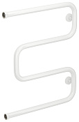 Сунержа Ш-образный+ Полотенцесушитель водяной 53х62,8h см, цвет: белый глянцевый 12-4014-6050