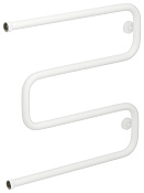 Сунержа Ш-образный+ Полотенцесушитель водяной 63х62,8h см, цвет: белый матовый 30-4014-6060