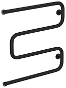 Сунержа Ш-образный+ Полотенцесушитель водяной 63х62,8h см, цвет: чёрный матовый 31-4014-6060