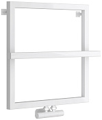 Сунержа Штиль EU50+ Полотенцесушитель водяной 60х60h см, цвет: белый глянцевый 12-0256-5353