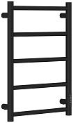Стилье Формат 27 Полотенцесушитель электрический, 43,2х60h см, прямая, правое, цвет: чёрный матовый 31528-6040
